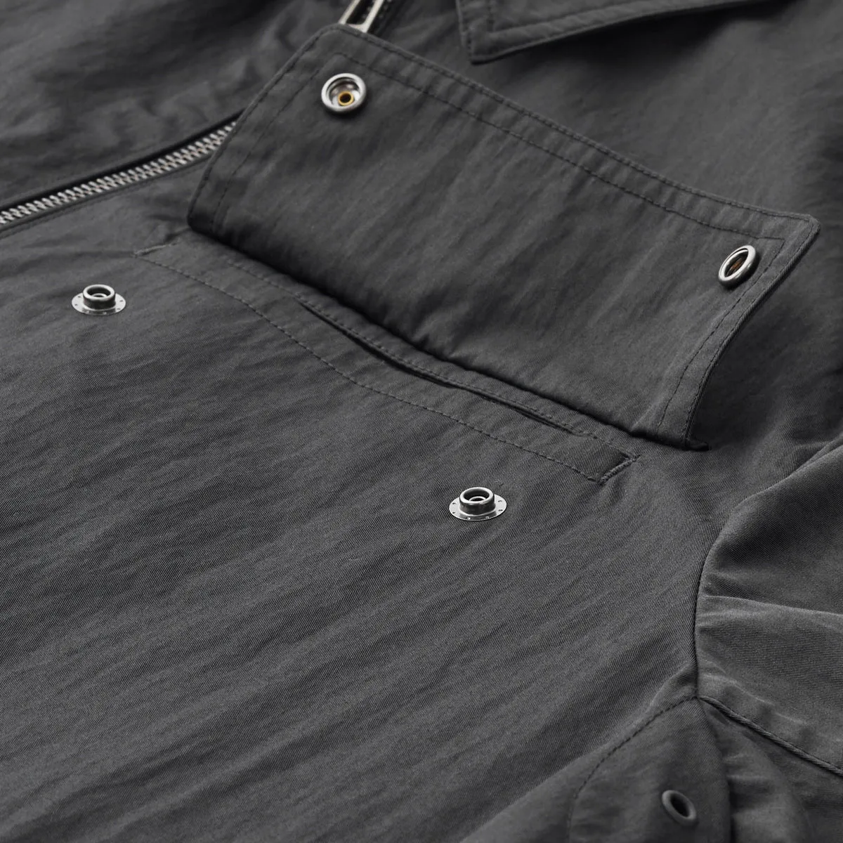 Sustainable fashion Gym Appropriate Belstaff Depot Overshirt Black