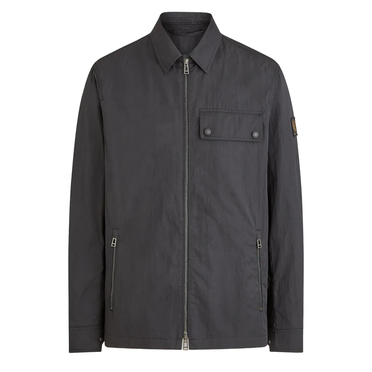 Belstaff Depot Overshirt Black Comfy Layer