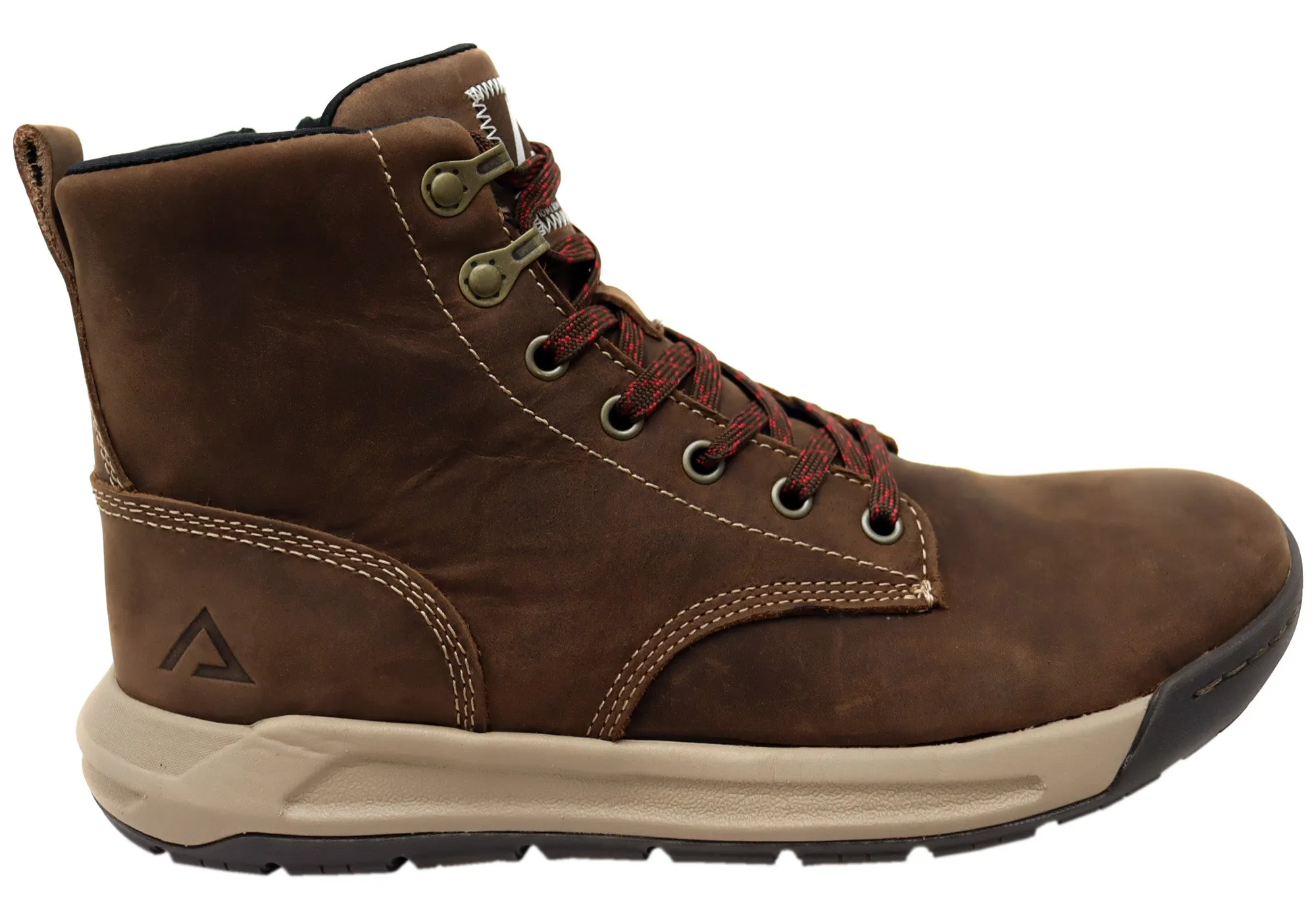 Supportive Build Work Utility Align Eddy Mens Waterproof Leather Wide Fit Comfortable Boots