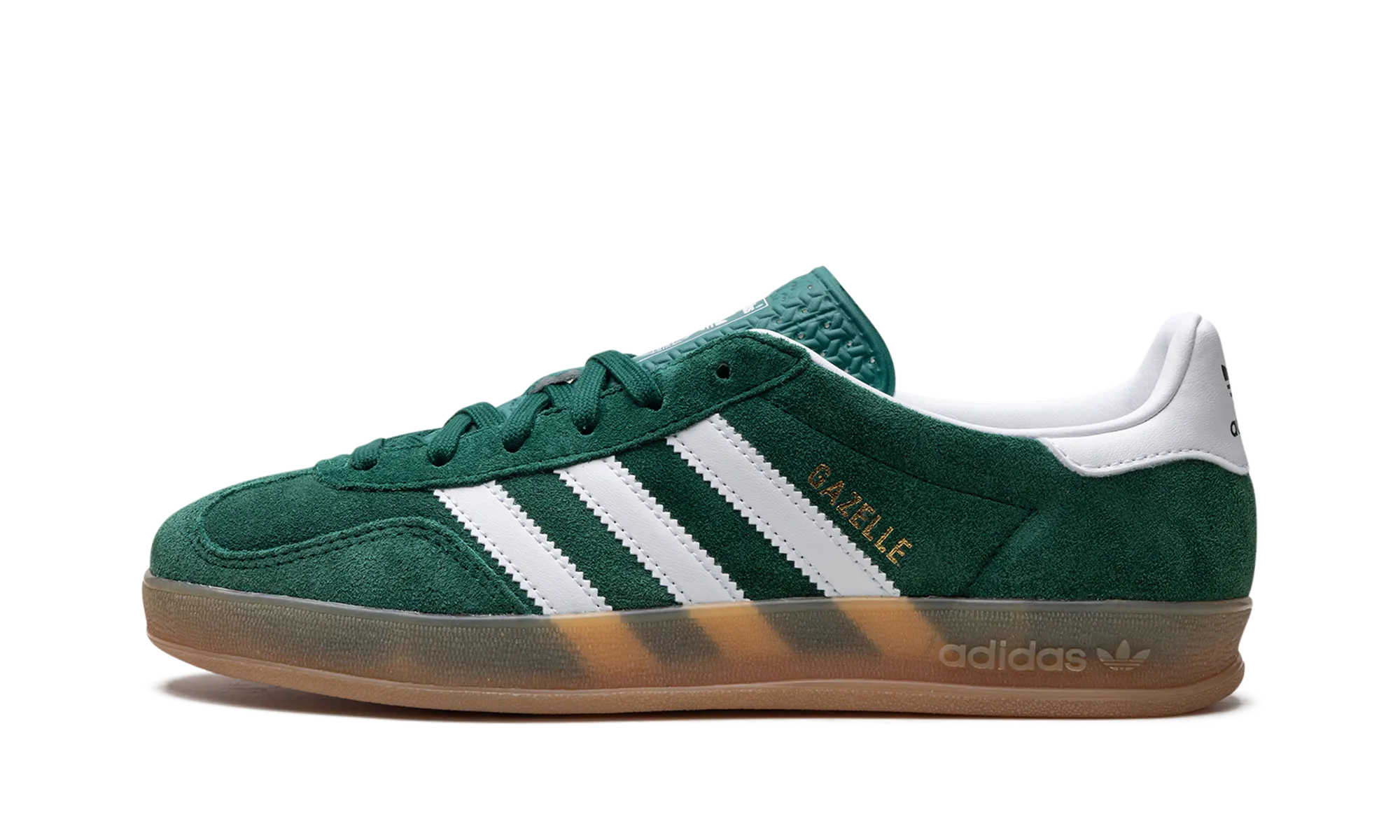 Cushioned Insole Elastic Stretch Gazelle Indoor "Collegiate Green"