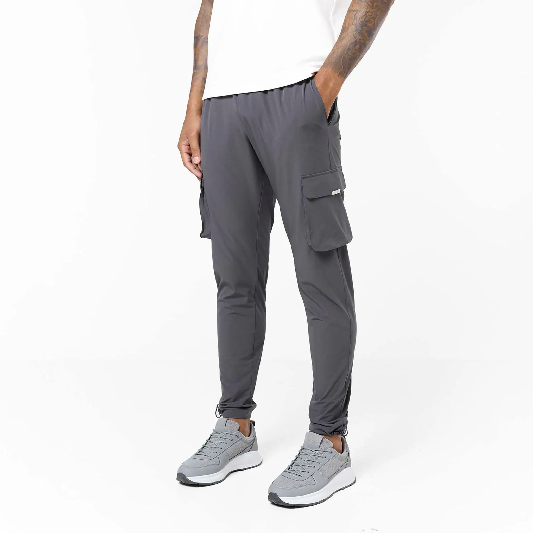 Stretch Tech Cargo Pant | Dark Grey SmoothZipClosure