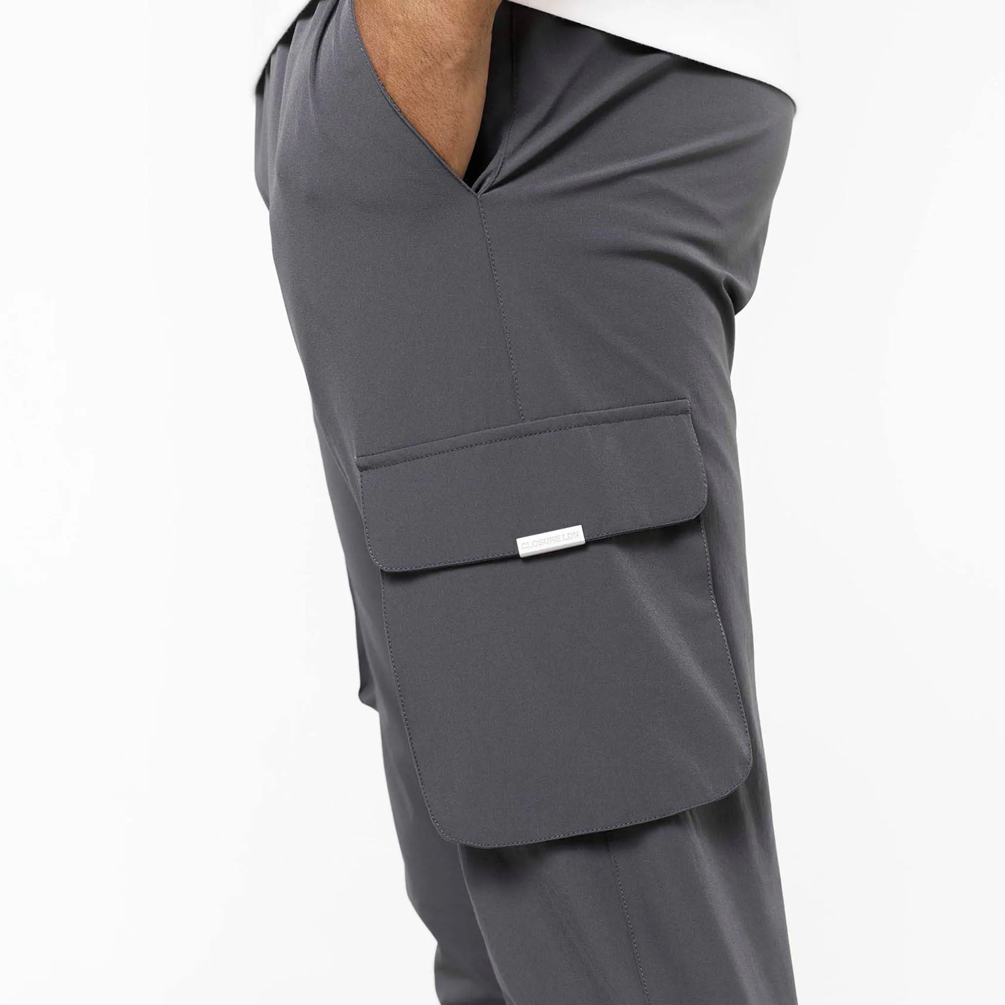 Movement Ease Stretch Tech Cargo Pant | Dark Grey