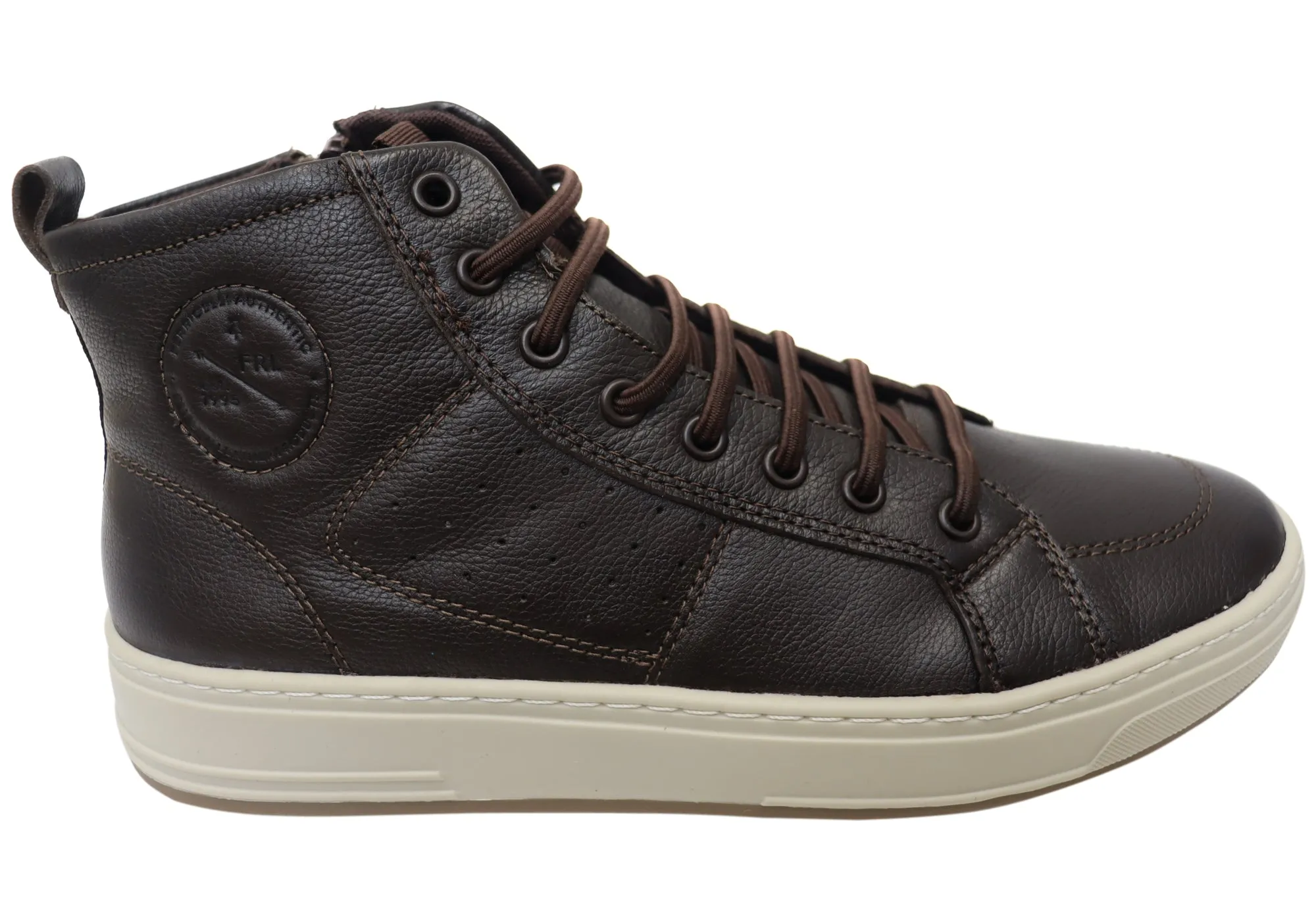 Mud Resistant Rainy Days Lined interior Ferricelli Alex Mens Comfortable Leather Casual Boots Made In Brazil