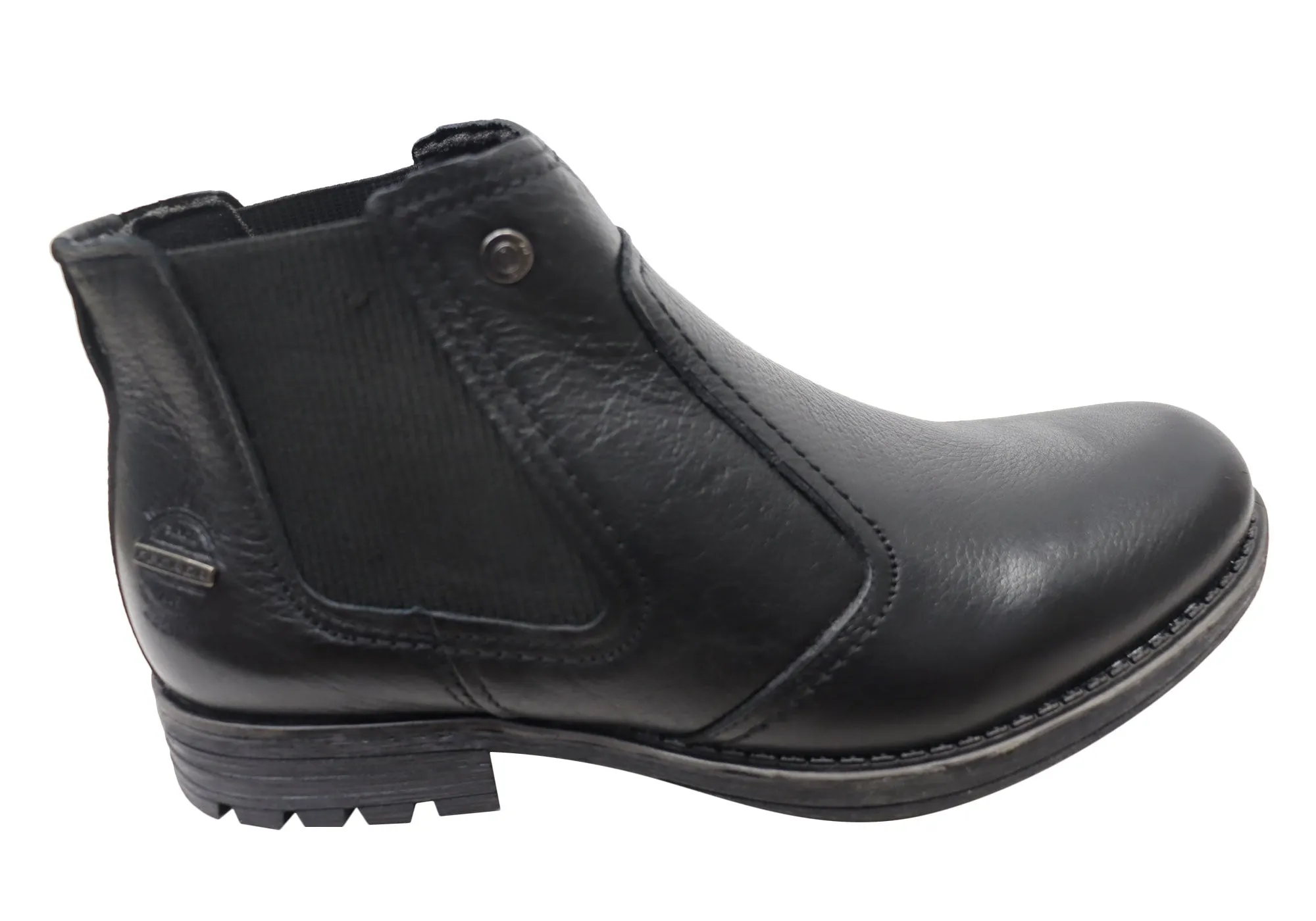 Pegada Highland Mens Brazilian Comfortable Leather Chelsea Boots High-Quality Footwear Versatile Performance