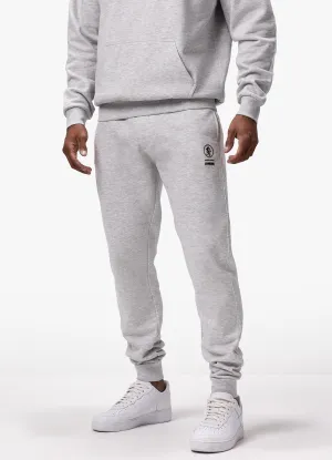 Gym King Aventus Fleece Jogger - Snow Marl AntiSlipGrip FlexibleKneePanels