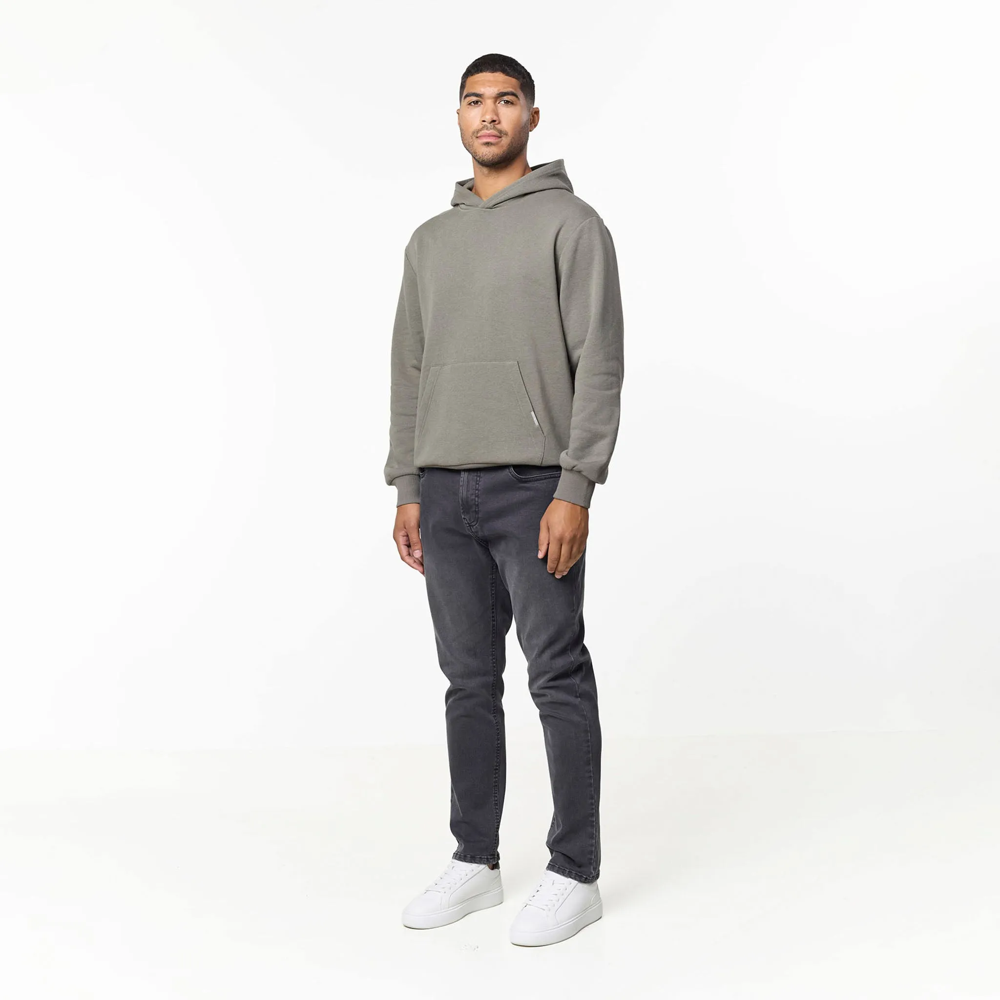Relaxed Fit Hoodie | Olive Smoke Quality control
