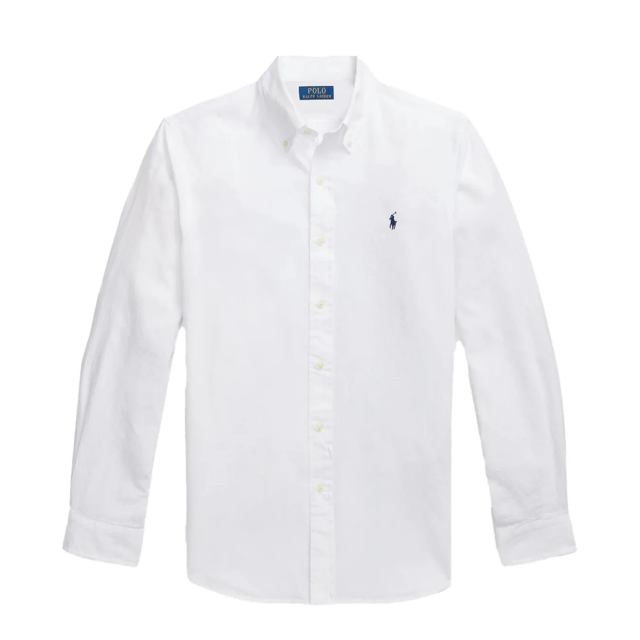 Polo Ralph Lauren Button Down Custom Fit Shirt White Comfy Look Personalized Touch
