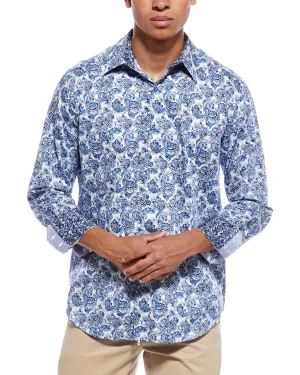 Robert Graham Dorval Classic Fit Woven Shirt High-End Finish