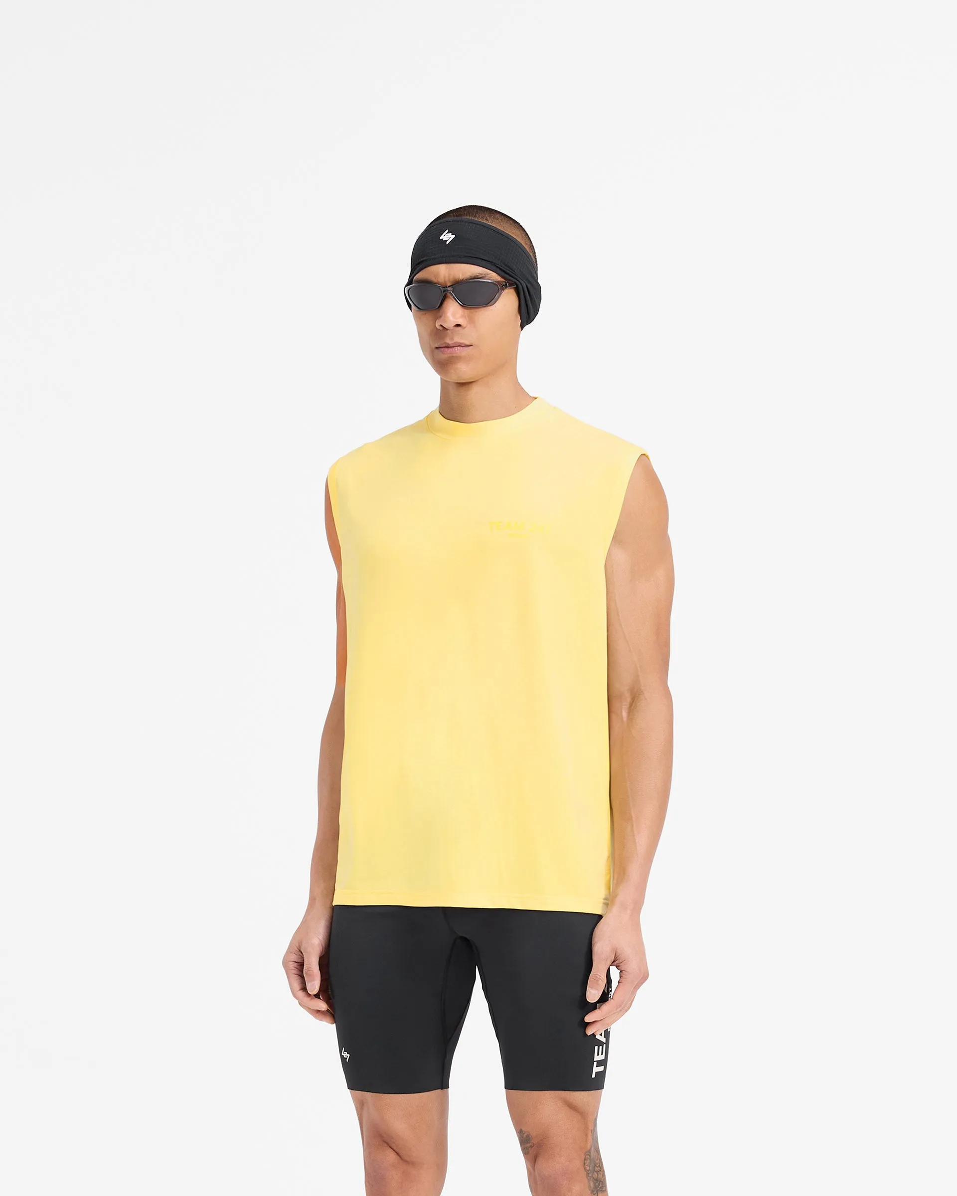 Simple and Cozy Team 247 Oversized Tank - Lemon