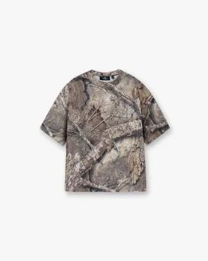 RibbedNeckBanding High Quality Printing Realtree? Camo T-Shirt - Camo