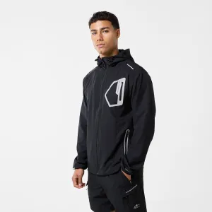 Tech Pocket Windbreaker | Black SoftshellTexture