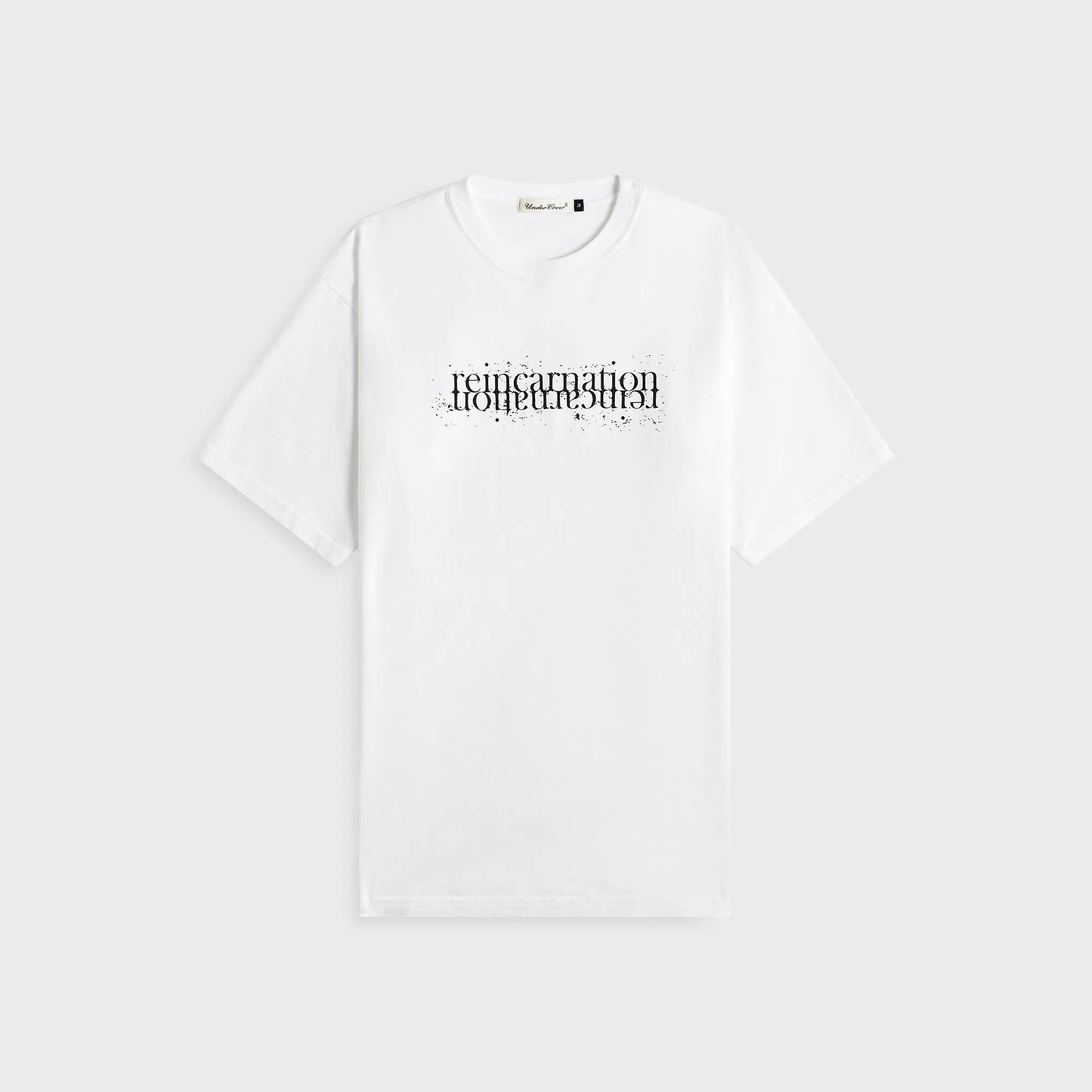 Undercover Tee - White cotton material Comfy Choice