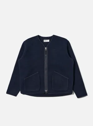 Universal Works Zip Liner Jacket Techno Melton Plain Eco Conscious Production