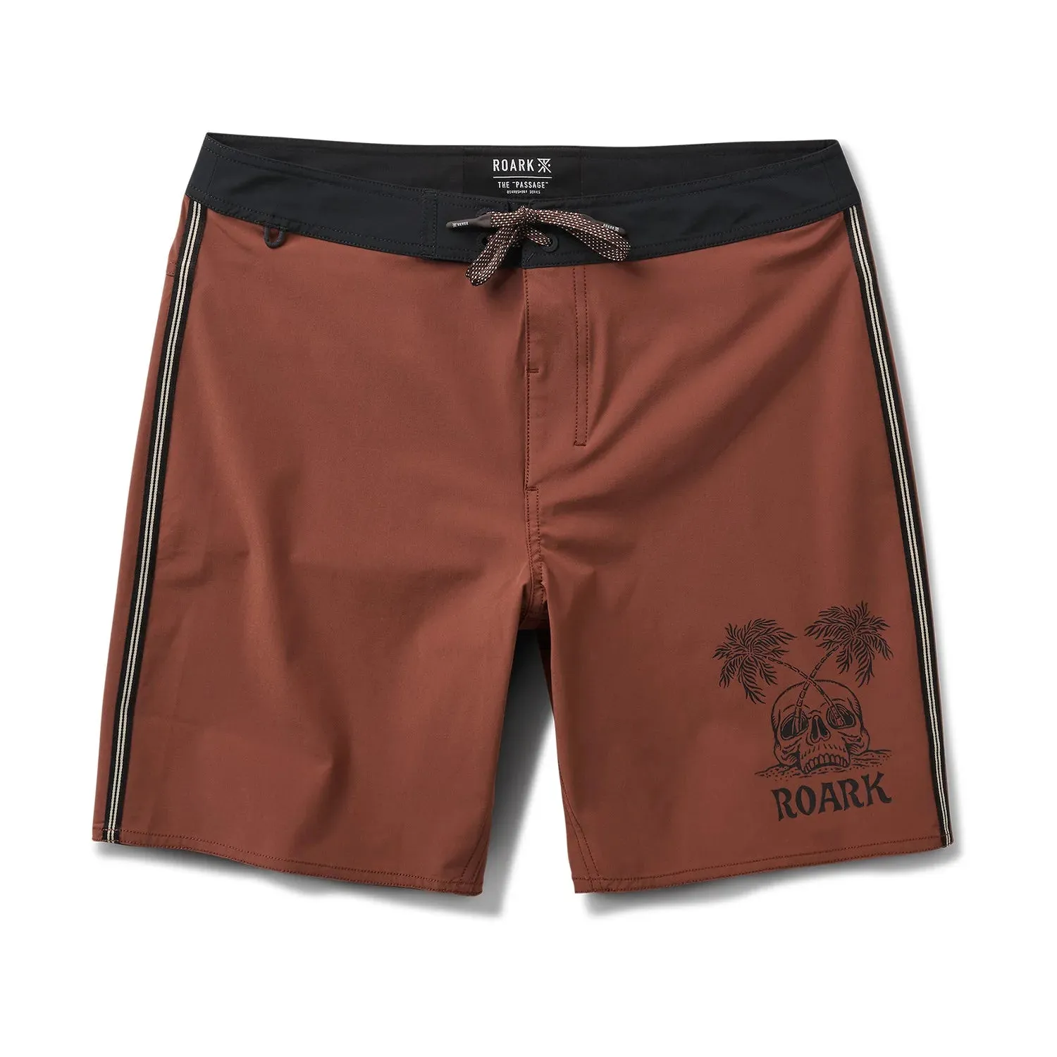Roark Revival Mens Boardshorts Passage 18.5" Sport Friendly Slim Profile