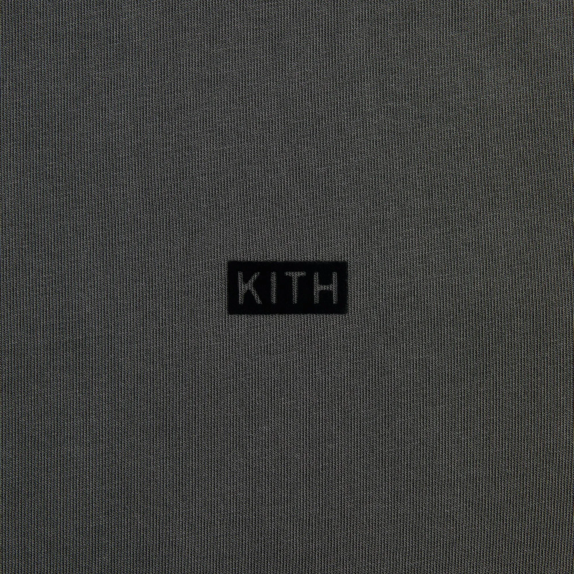 Kith Long Sleeve Mock Neck LAX Tee - Carbon Flexible Ribbed Cuffs Timeless Appeal