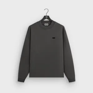 Kith Long Sleeve Mock Neck LAX Tee - Carbon QuickDry Material