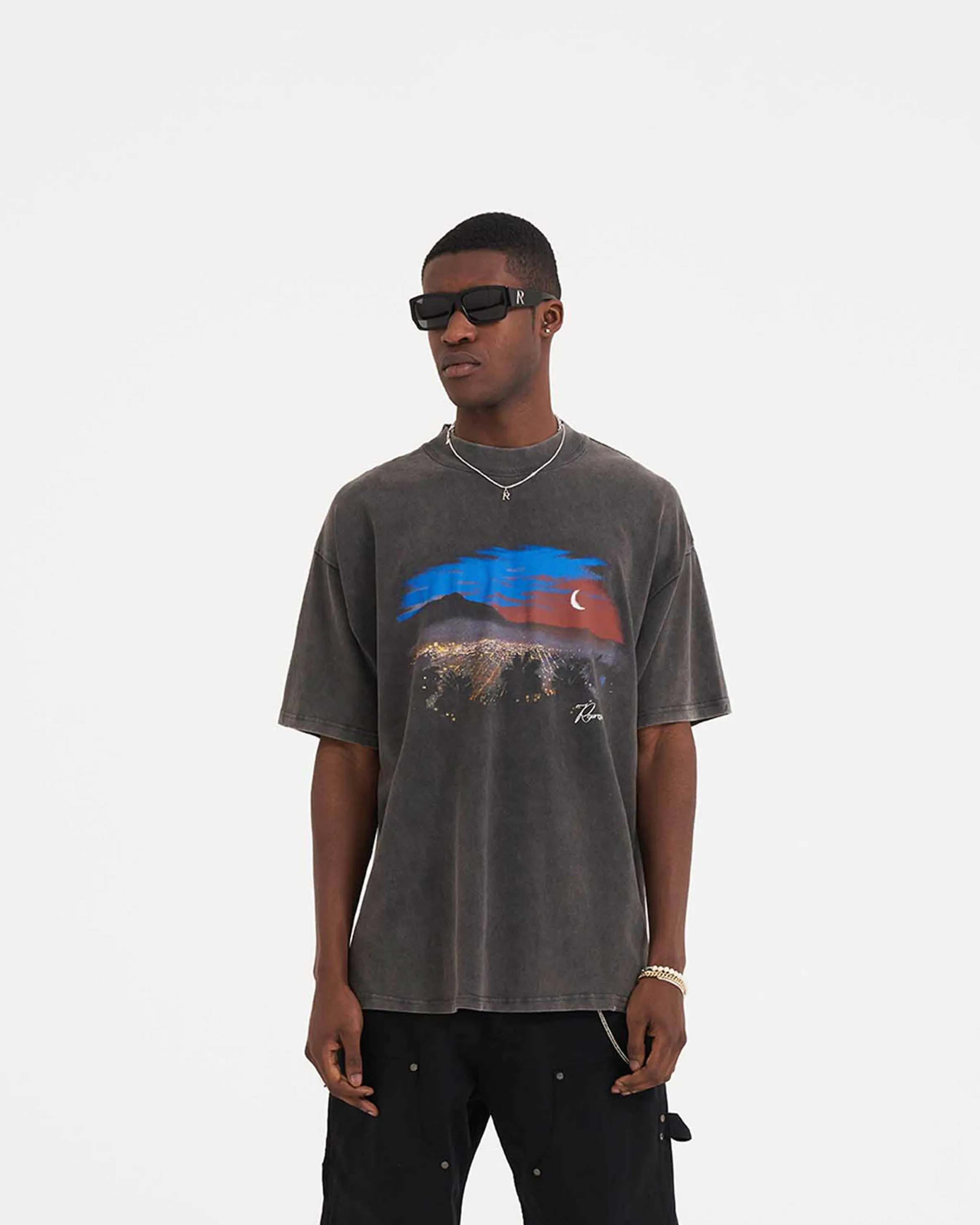 The Hills T-Shirt - Vintage Grey Urban Fashion