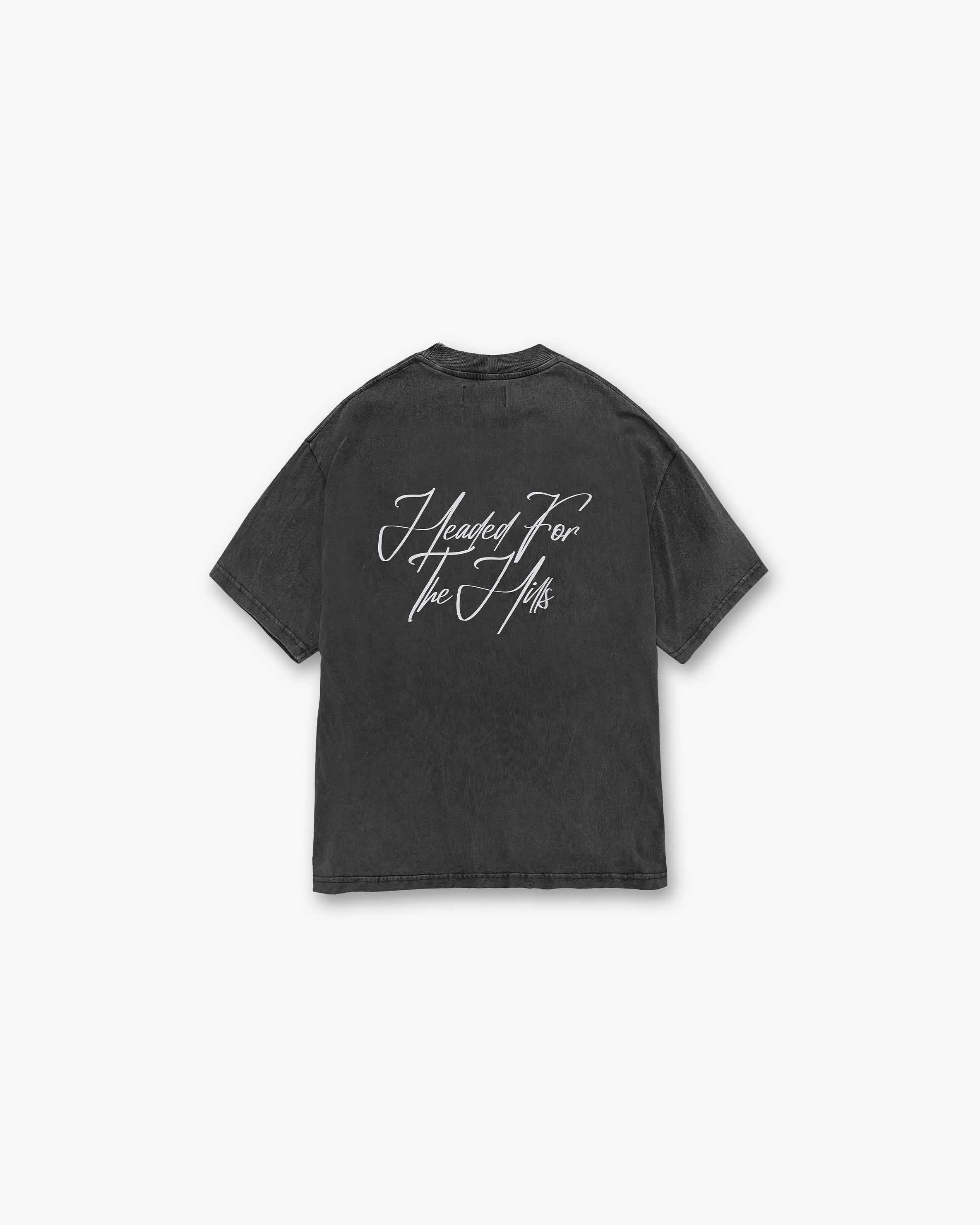 The Hills T-Shirt - Vintage Grey Basic Piece FlexibleCollarOptions