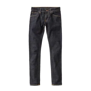 Nudie Jeans - Tight Terry Jeans in Rinse Twill Low Profile Zipper