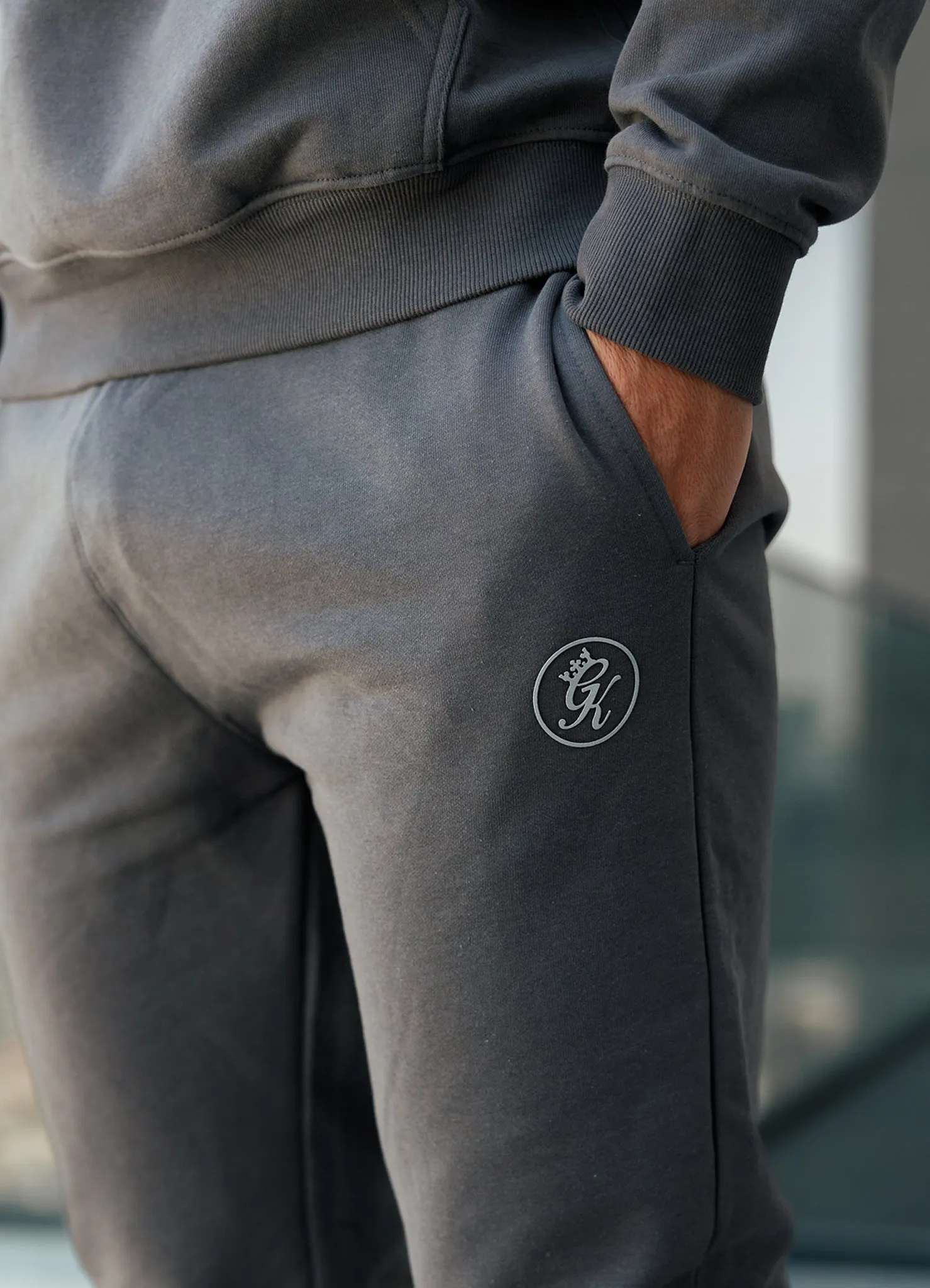 Soft Material Gym King Pro Logo Jogger - Graphite