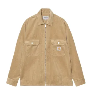 Carhartt WIP Reynold Shirt Jac Leather Rinsed Dressy look Durable Buttons