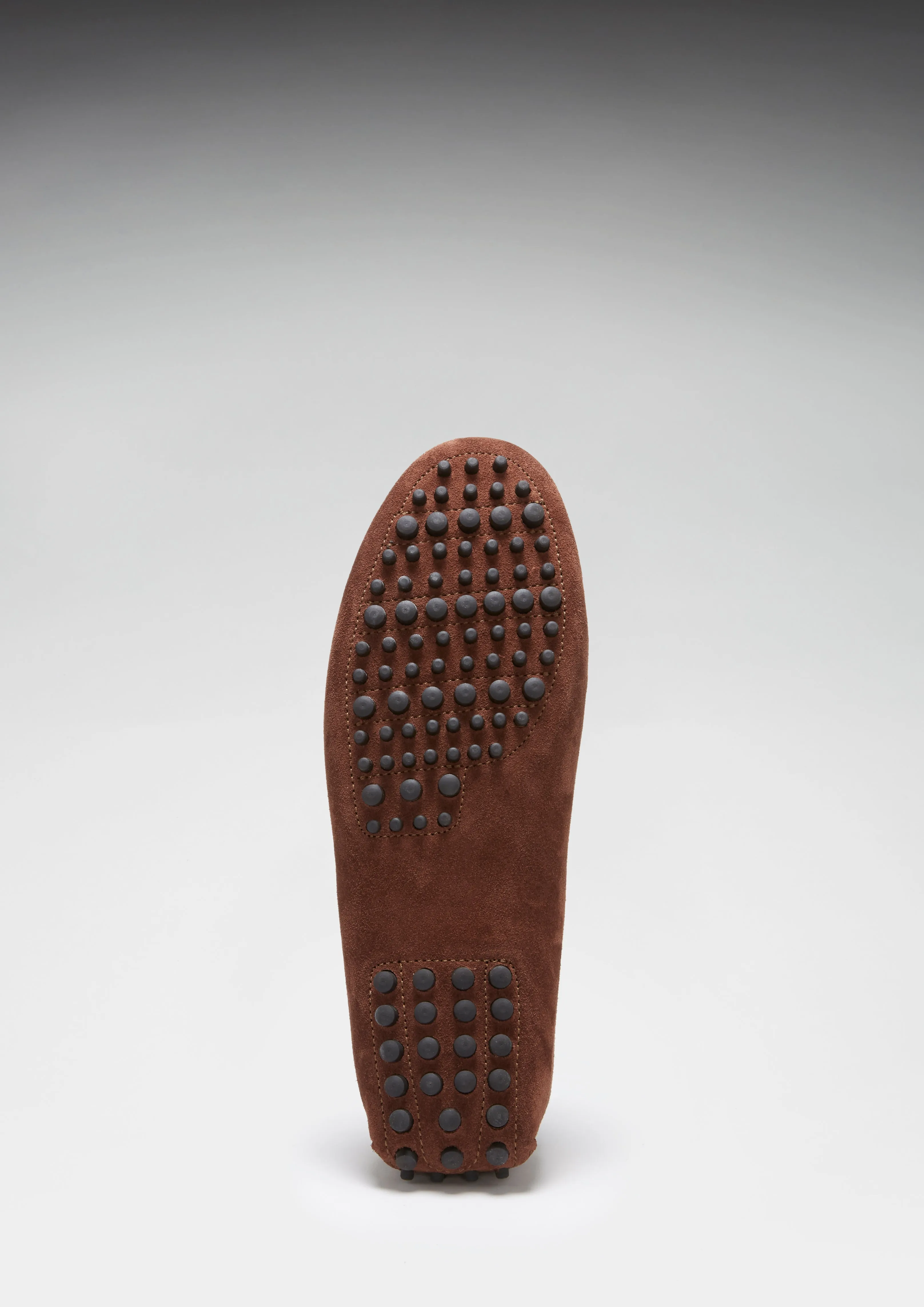 Reliable Fit Guard Step Tasselled Driving Loafers, mahogany brown suede