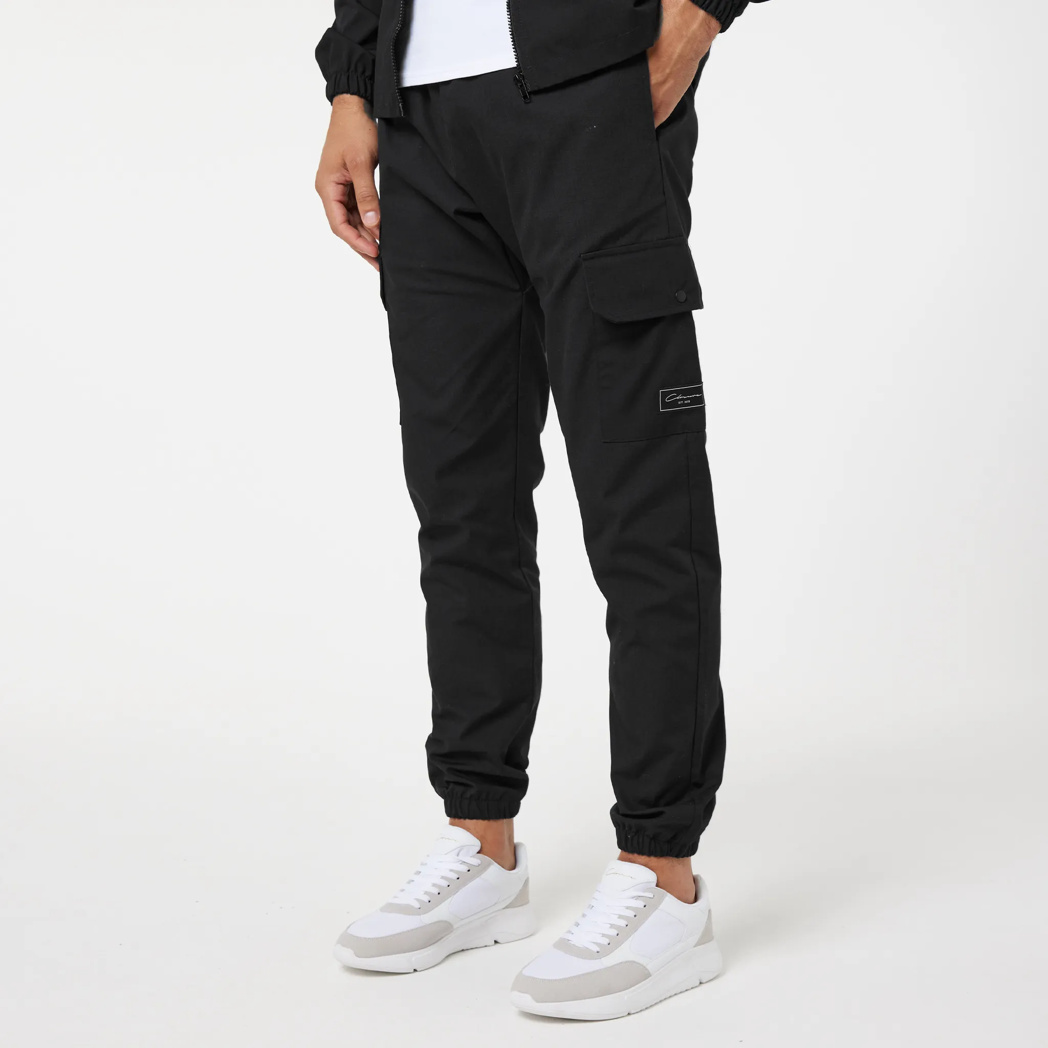 Utility Cargo Pant | Black Cozy Lining