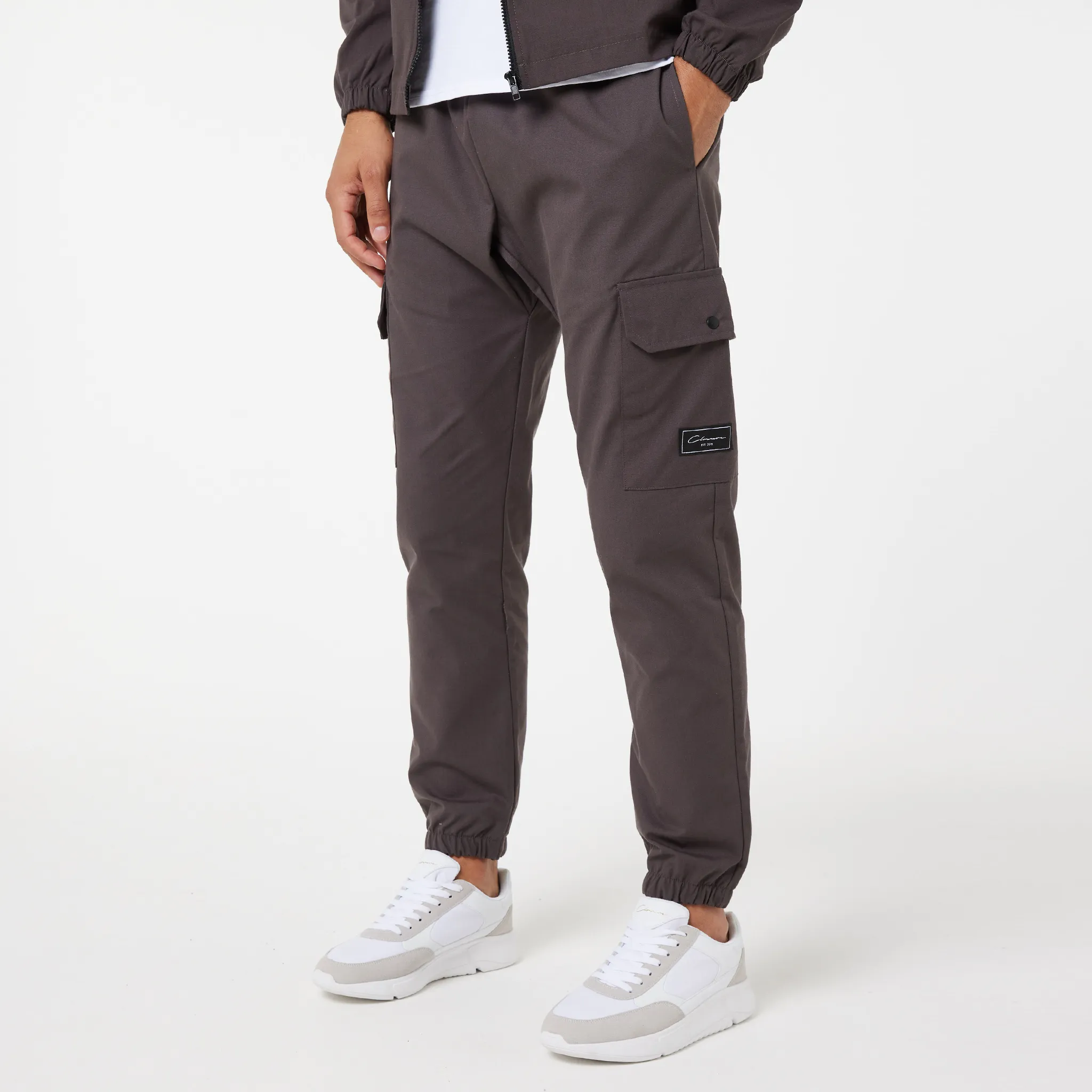 StretchFabric Utility Cargo Pant | Washed Brown