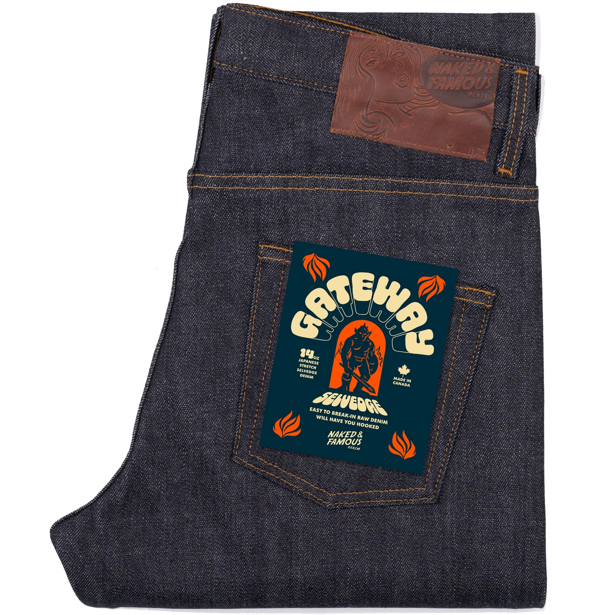 Heavyweight Denim Soft Touch Easy  Guy - Gateway Selvedge - Indigo