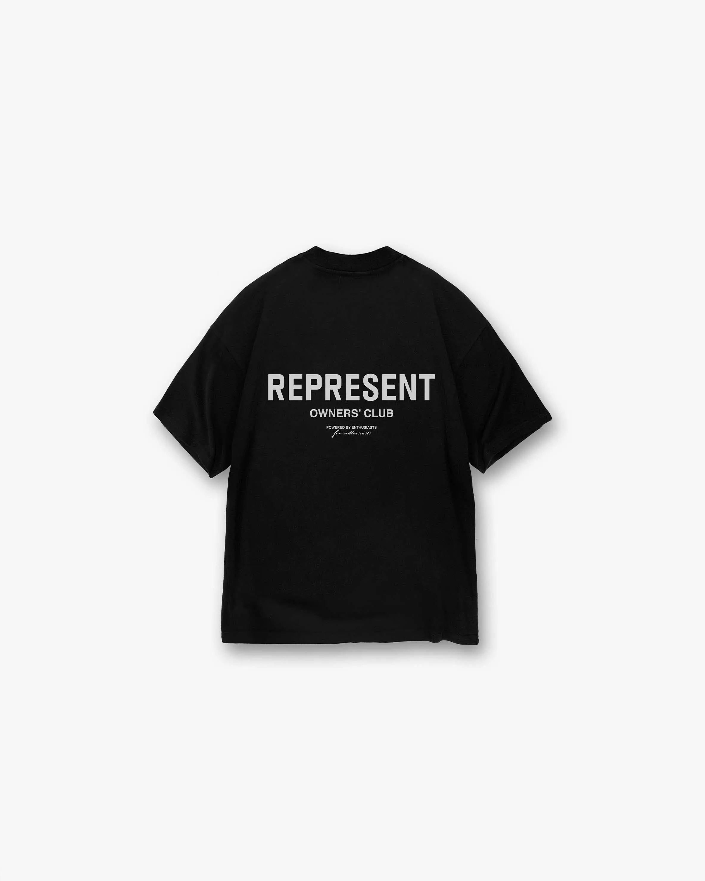 Represent Owners Club T-Shirt - Black Comfy Casual Wear Quick Dry Wear