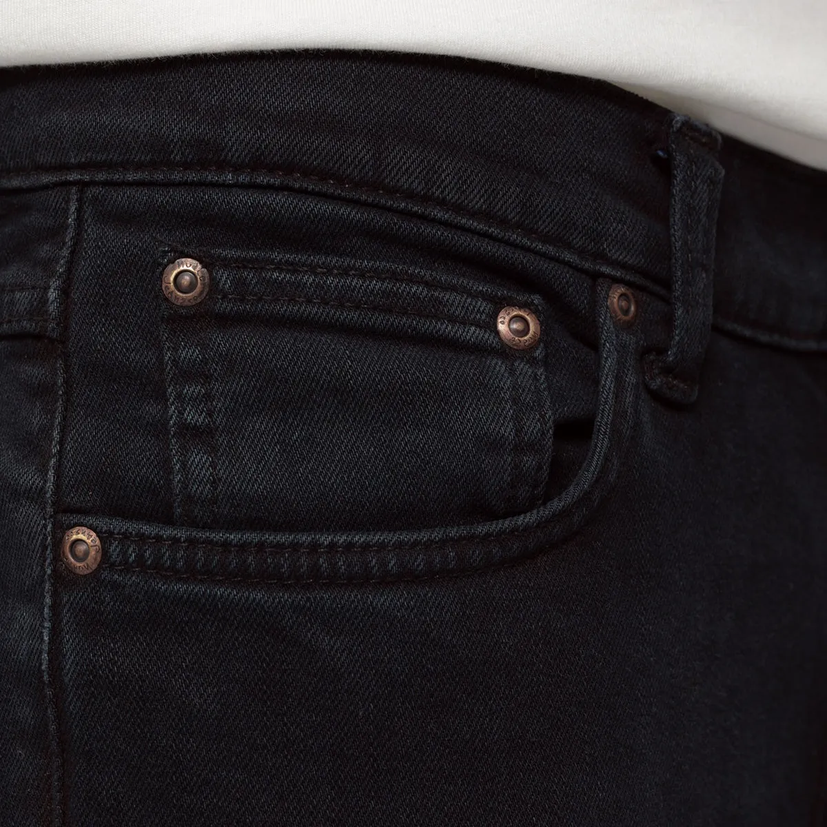 Nudie Jeans - Lean Dean Black Eyes jeans Weekend Style Rainy Day Weekend Style Stretch Bold Look