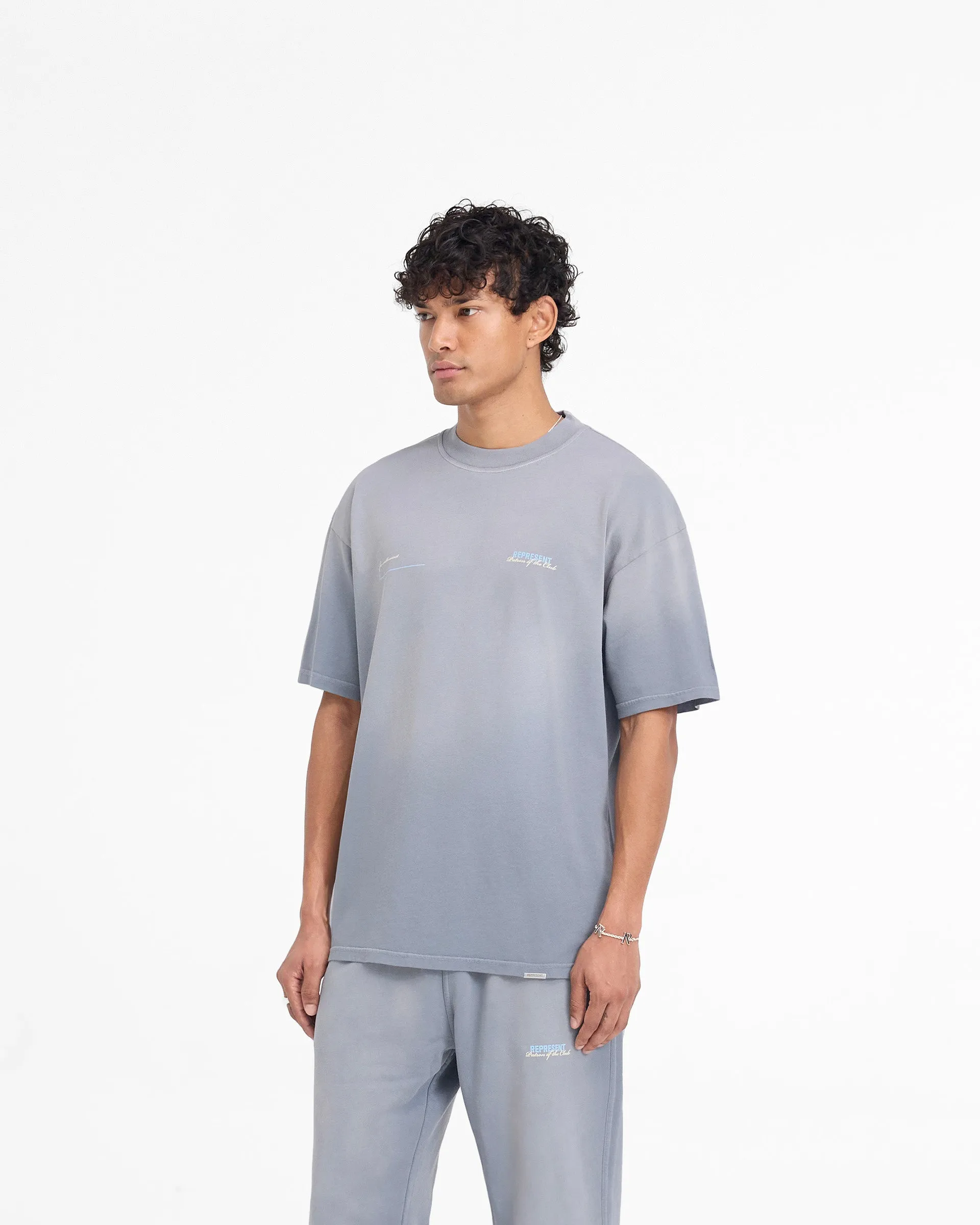 Relaxed Torso Fit Patron Of The Club T-Shirt - Washed Grey