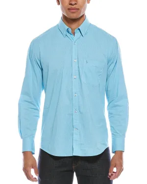 Professional Look tall size TailorByrd Signature Micro Gingham Shirt