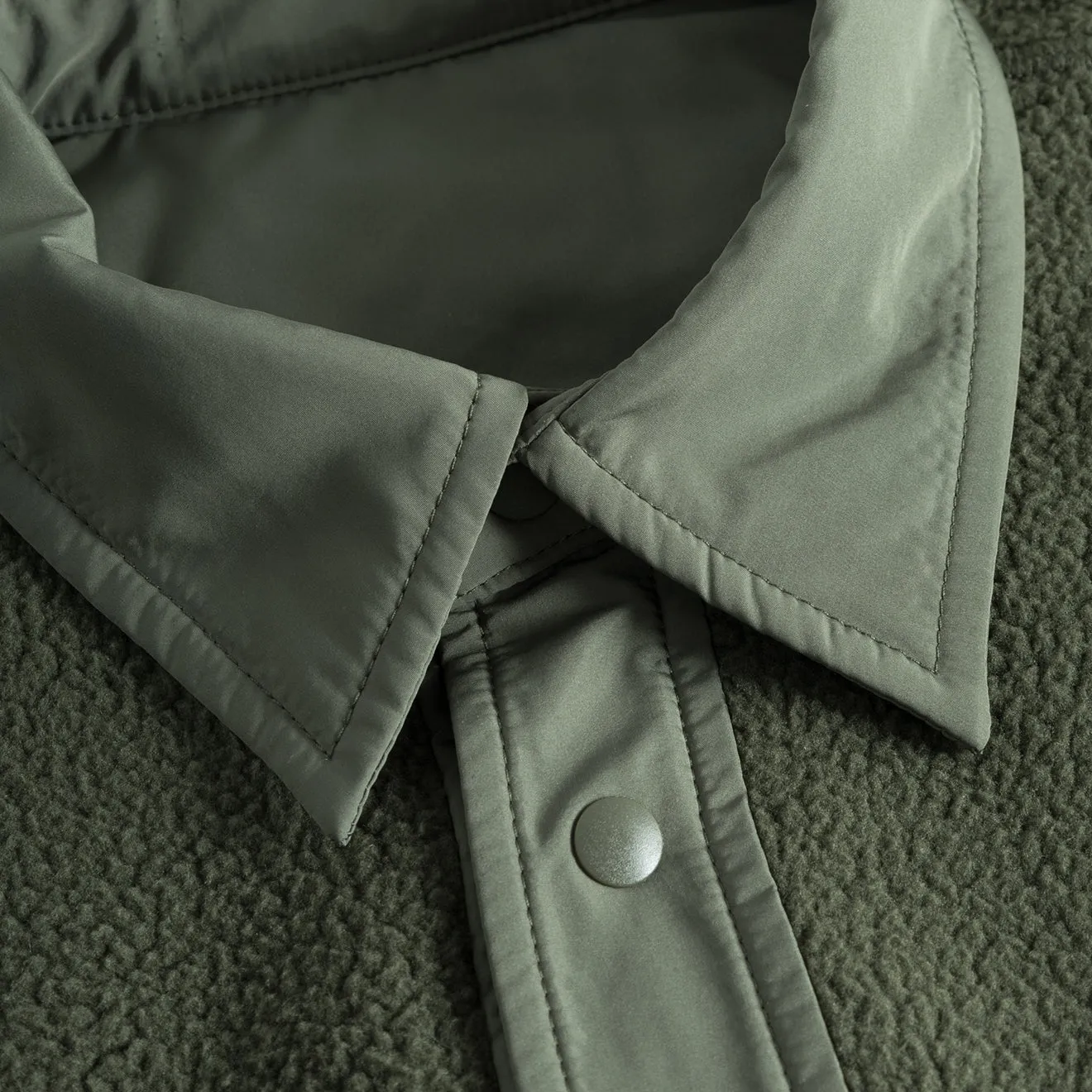 Norse Projects Ulrik Reversible Fleece Overshirt Ivy Green Comfy Layer Flexible Mobility