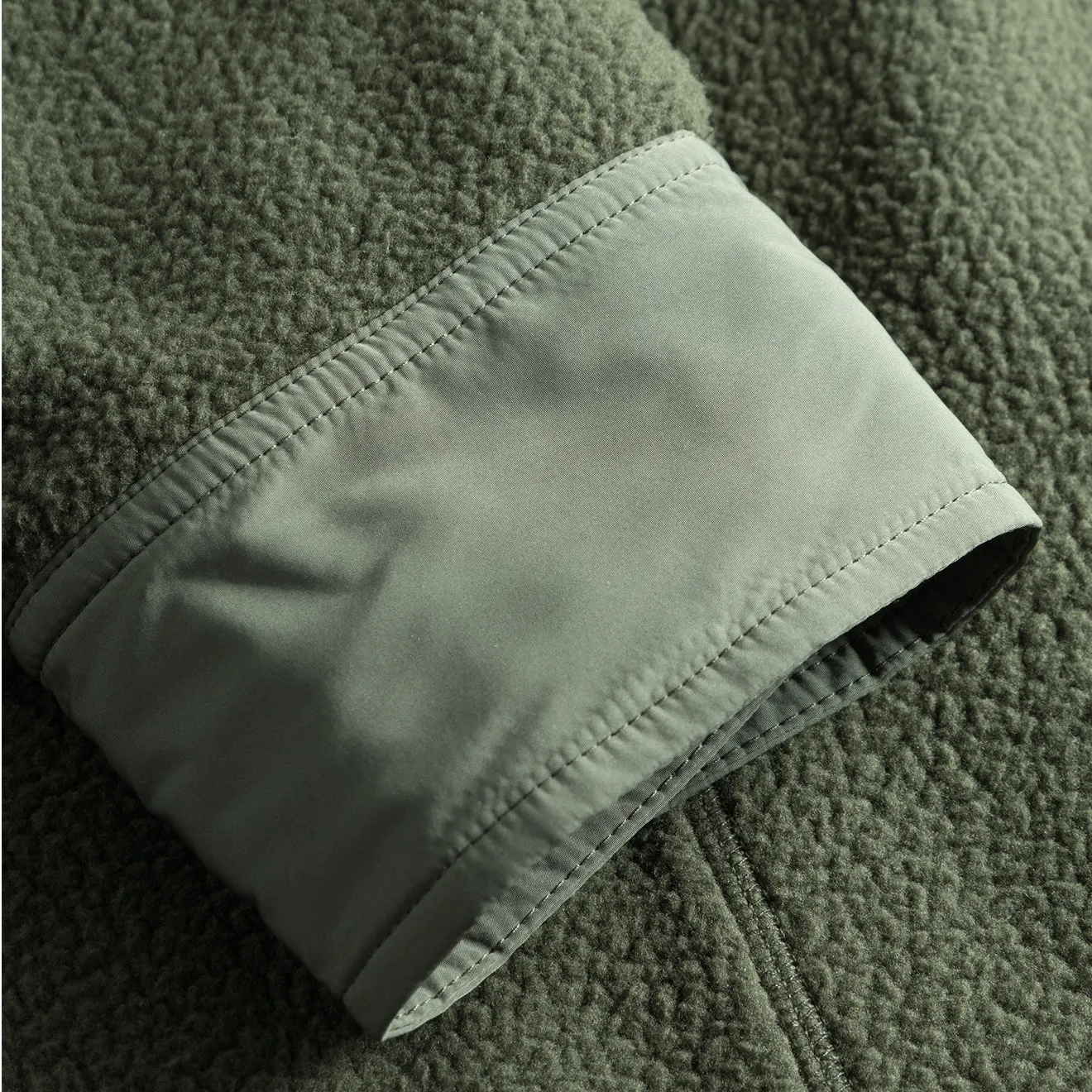 Norse Projects Ulrik Reversible Fleece Overshirt Ivy Green Printed Pattern Easy Wear