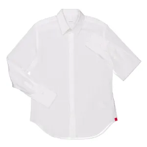 Ferragamo Logo Jacquard Long-Sleeved Sport Shirt Relaxed Comfort Wrinkle Resistant Finish