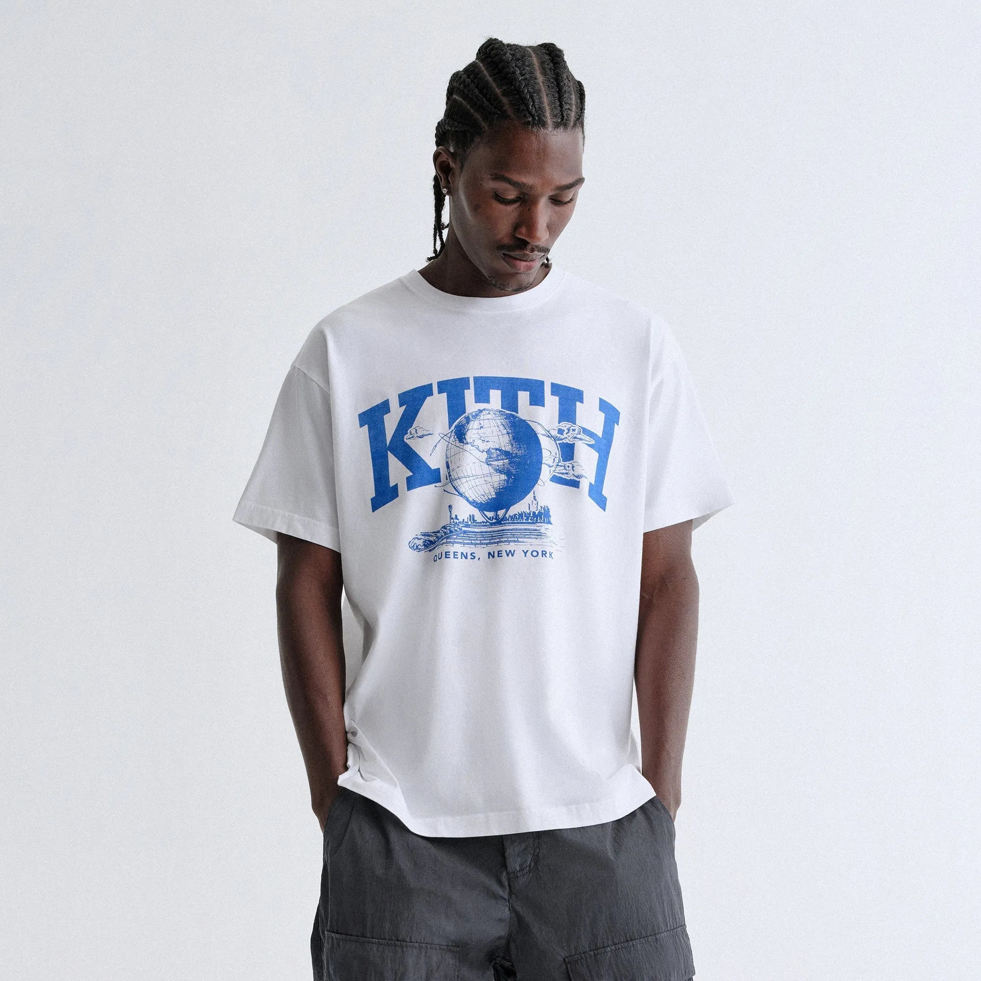 Kith & Kin Queens Unisphere Vintage Tee - White Easy to Style