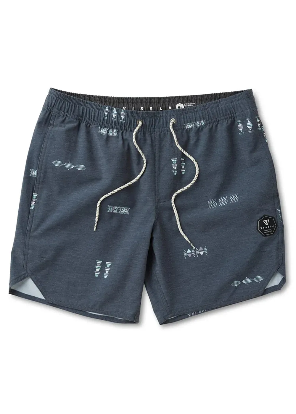 Heat Ready Vissla Mens Boardshorts Shoreline 16.5" Ecolastic