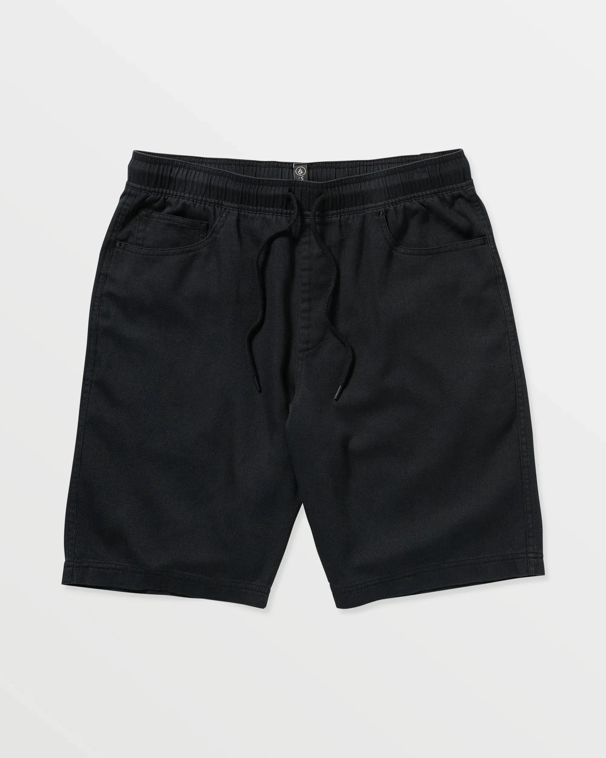 Volcom Mens Shorts Vs91 Elastic Waist 20" Airy Feel Multi Panel Construction