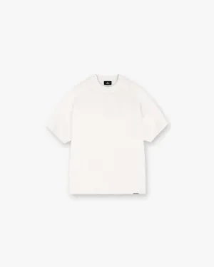 harmonious Soft Waistband Waffle T-Shirt - Flat White