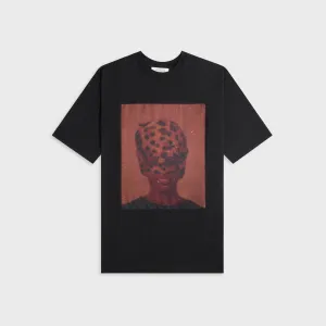 Wales Bonner Mary Tee - Black Fit Comfort Breathable wear