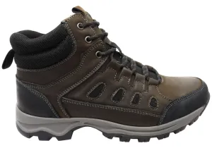 Breathable Uppers Explorer Capper Mens Comfortable Lace Up Hiking Boots