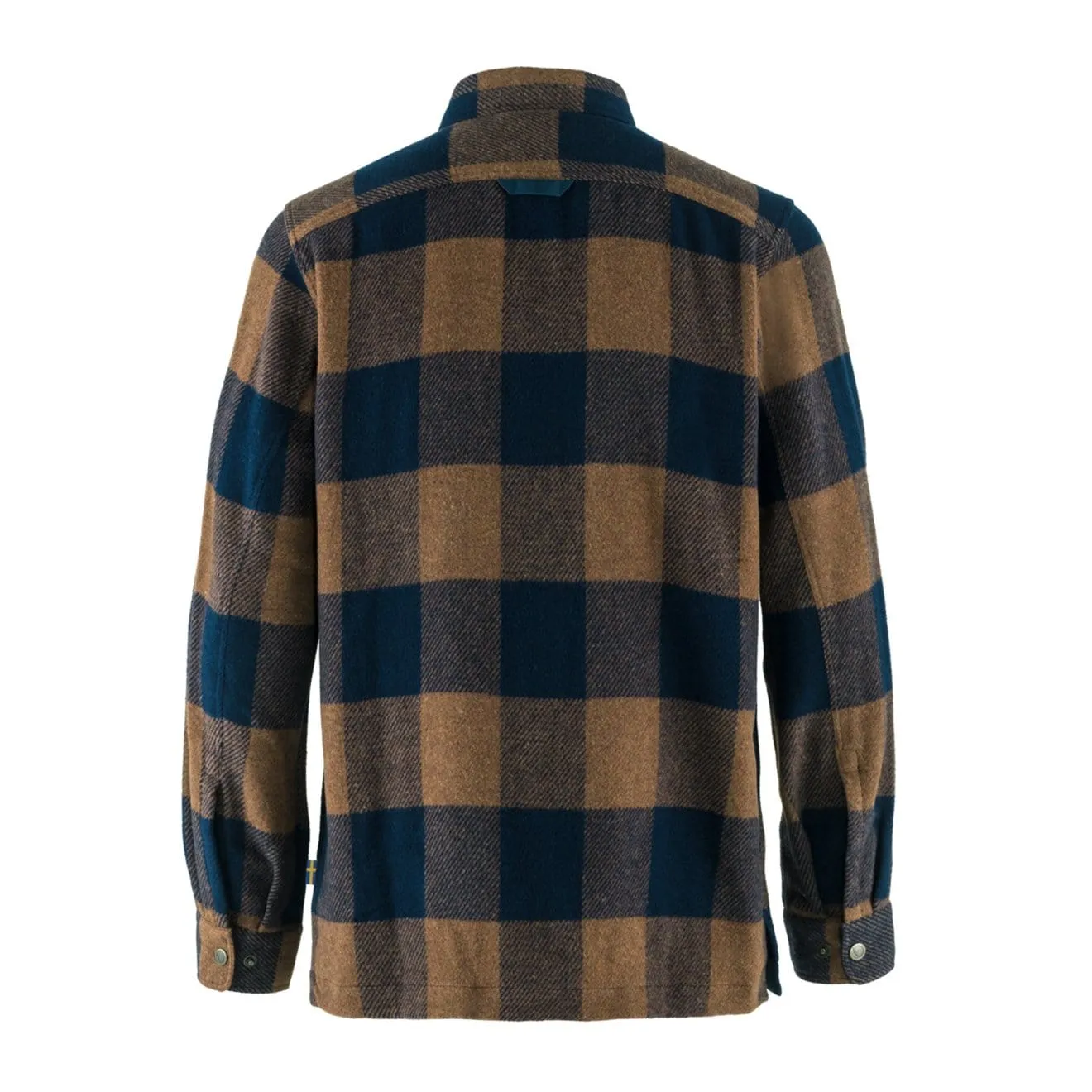 Smooth Stitch Pattern Fjallraven Canada Shirt Chestnut / Dark Navy