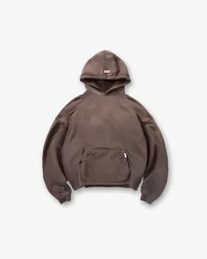 Breathable Represent X Hunter Hoodie - Stained Brown