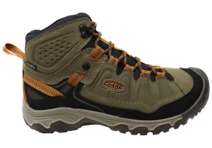 Mud Resistant Stylish Explorer Step Control Keen Mens Targhee IV Mid Waterproof Hiking Lace Up Comfortable Boots