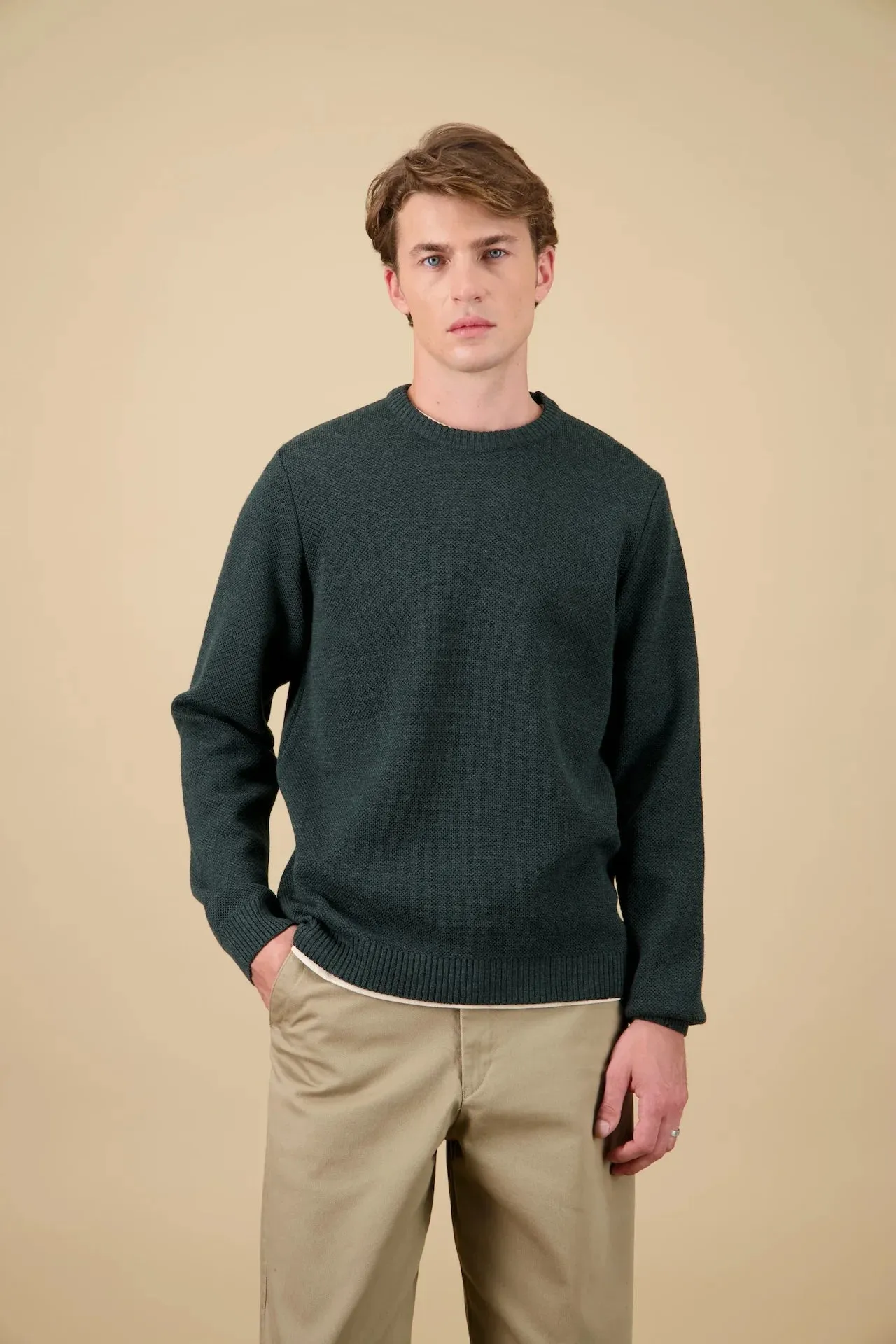 Style Mood Nitto Youri Sweater Forest Green