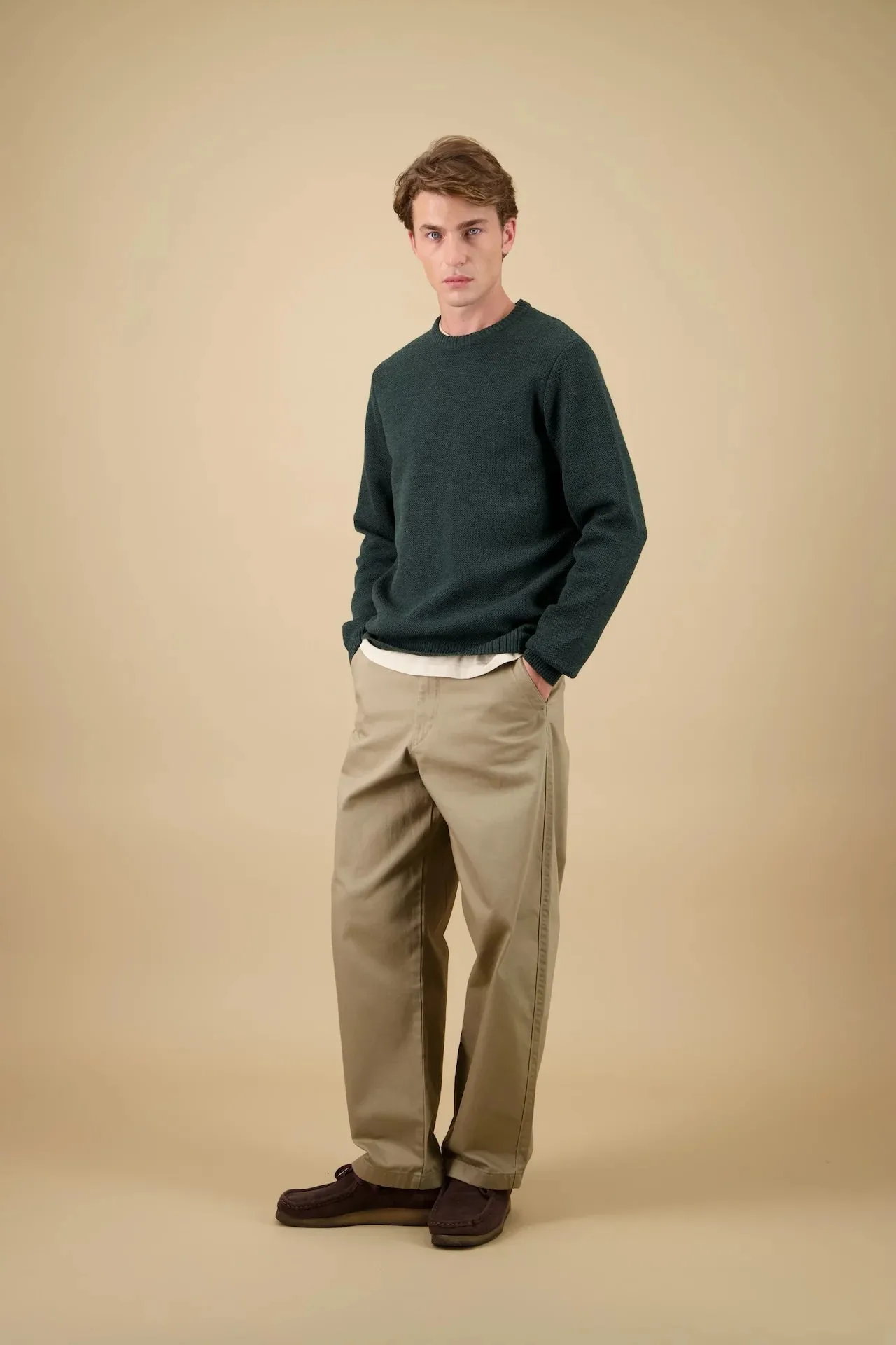 Dream Core Italian Flair Nitto Youri Sweater Forest Green