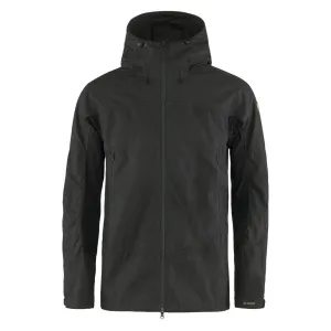 Fjallraven Abisko Lite Trekking Jacket Dark Grey / Black Evening Out Four Way Stretch Material
