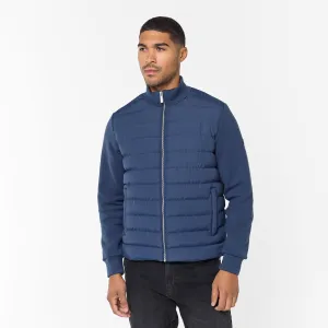 Taped Edges Noise Reduciting Fabric Smart Hybrid Jacket | Navy
