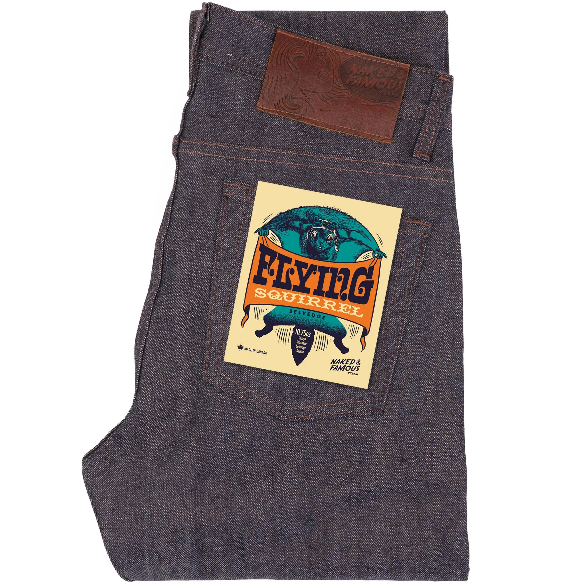 Weird Guy - Flying Squirrel Selvedge - Indigo Any Occasion
